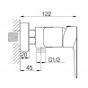 Modern Single Handle Shower  and Sink Faucet