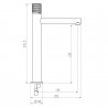 Grifo Alto Lavabo   Cromo