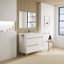 Ensemble Meuble salle de Bains BLANC