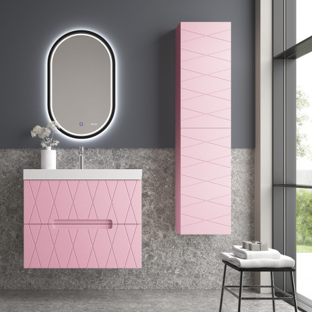 mueble de color rosa