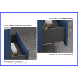 Meuble  Suspendu Bleu OCEAN