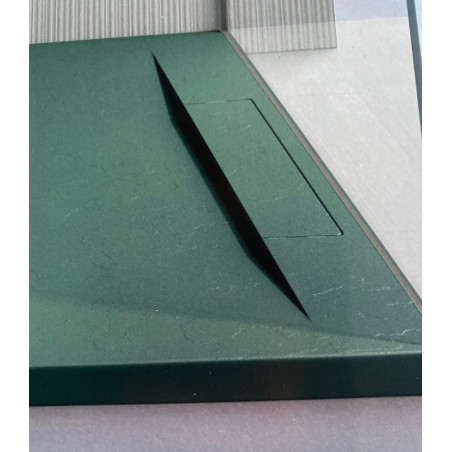 Plat de Dutxa imitació pedra de color vert
