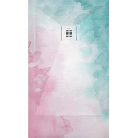 Receveur de Douche Effet aquarelle