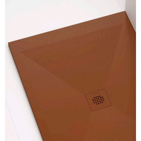 Plato de  Imitación Pizarra de color naranja