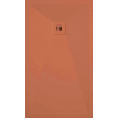 receveur de douche orange couleur corail