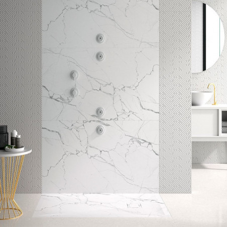 panell marbre  blanc