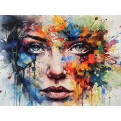 Panel decorativo Rostro