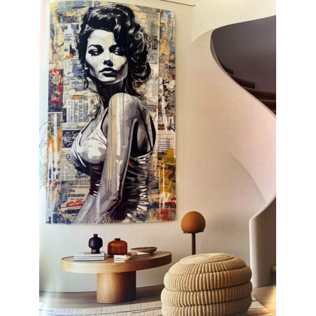 panneau  mural décoratif artiste de cinema