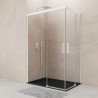 White Shower Screen