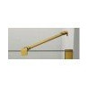 Paroi de douche avec charnière  Aluminium ORO BROSSE