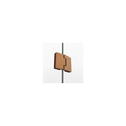 Paroi de douche avec charnière  Aluminium couleur cuivre