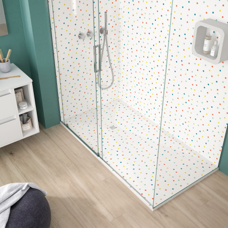 panel decorativo con colores