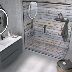 Receveur de douche Effet Bois Rustique