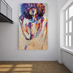 Panel decorativo Mujer al...
