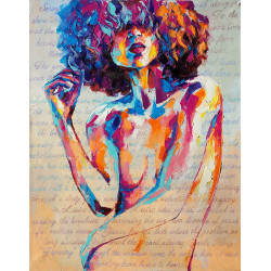 Panel decorativo Mujer al Desnudo