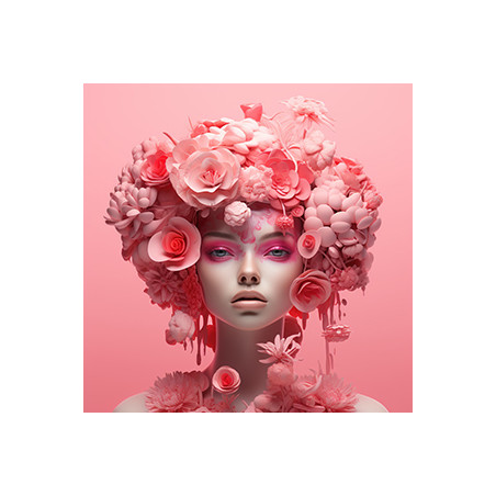 panell decoratíu amb roses