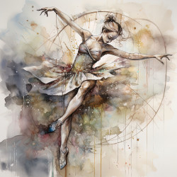 Panel decorativo BAILARINA