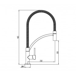 New! Kitchen Sink Pull out Shower Tap