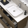 Mueble de Baño  RIBBON suspendido con Estanterias laterales