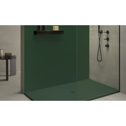 Plat de Dutxa Llis de color VERT  OLIVA
