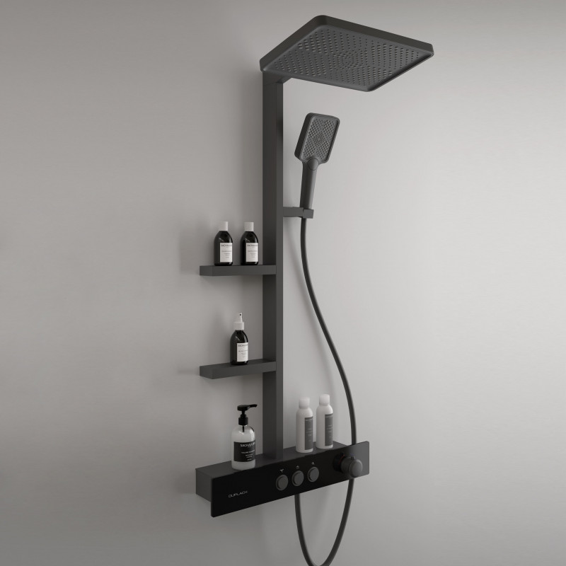 colonne d'hydromassage noire tes grande