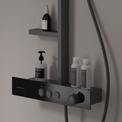 colonne d'hydromassage noire tes grande