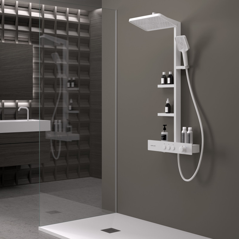 colonne d'hydromassage noire tes grande