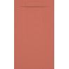 receveur de douche texture pierre couleur orange