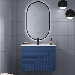 Mueble de baño de color verde