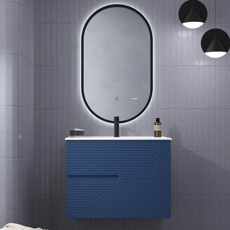 Mueble de baño de color verde