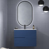 Mueble de baño de color verde