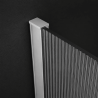 Mampara de ducha fija cromada