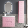 Mueble de baño suspendio de color negro