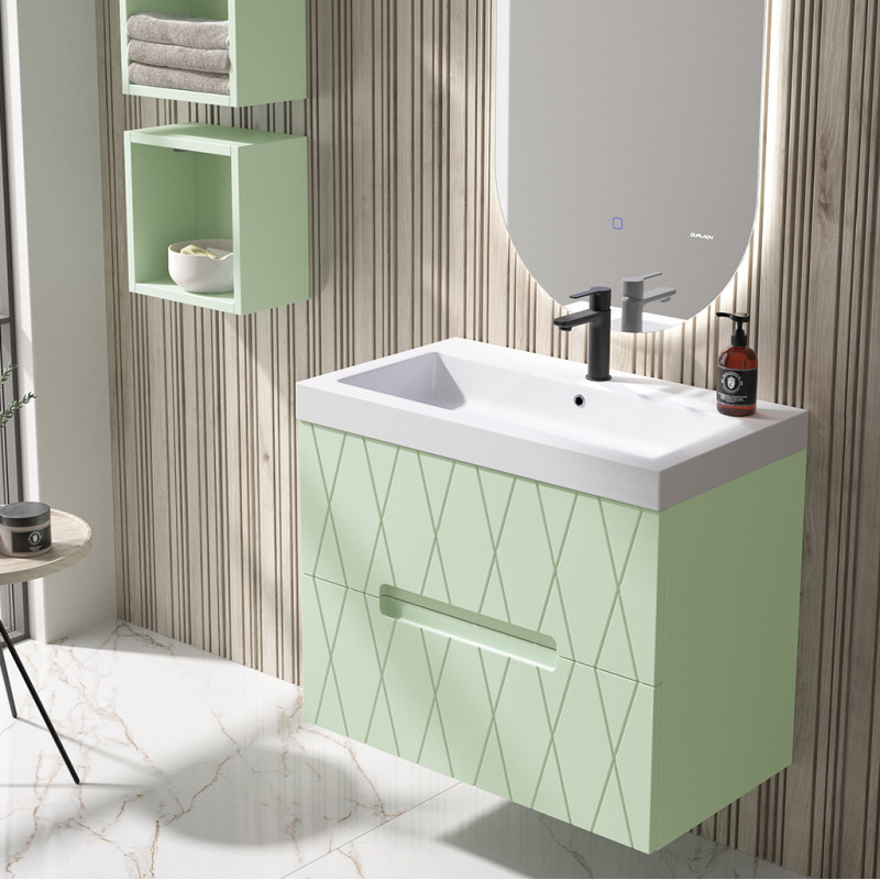 Mueble de baño color mint