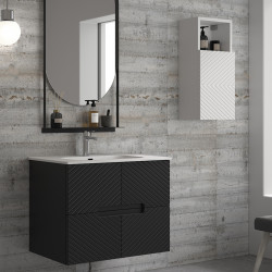 Mueble de baño azul