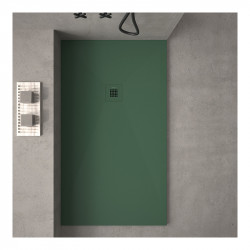meuble salle de bains vert