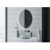 lavabo de vidre negre