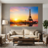 panneau  mural décoratif tour eiffel