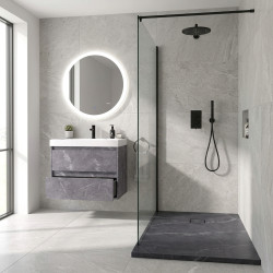 Marquina Bathroom Vanity & Shower Tray Set