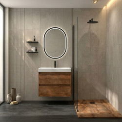 Rustik Bathroom Vanity & Shower Tray Set