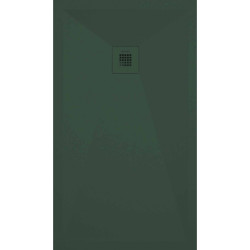 Green Bathroom Vanity & Shower Tray Set