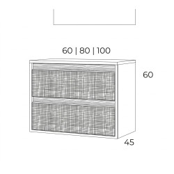 meuble salle de bains sous vasque suspendu a tiroir
