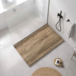 Receveur de Douche effet Bois